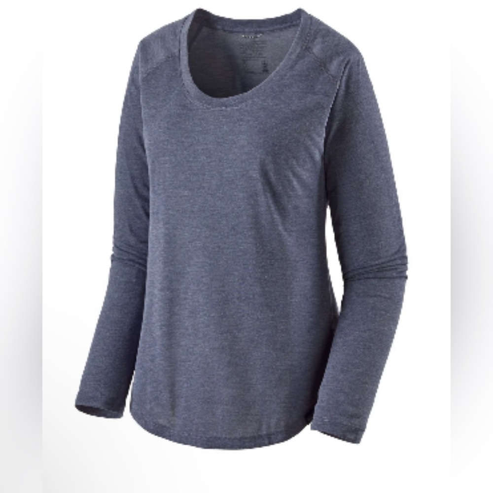Patagonia Women's Long-Sleeved Capilene® Cool Trail Blue Performance Top Size XS
